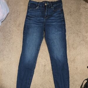 American Eagle Outfitters Deep Indigo Skinny Jeans